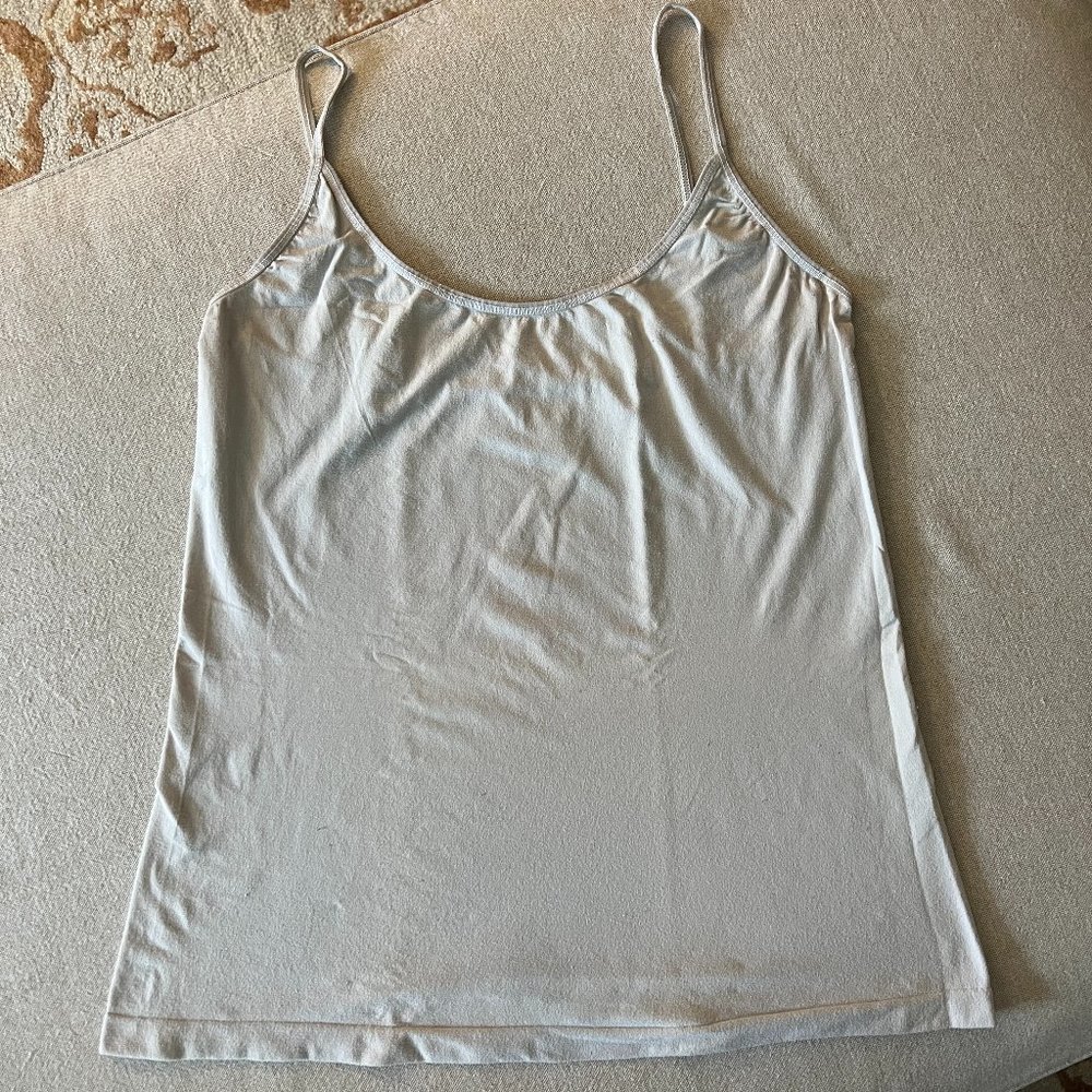 Like New Banana Republic White Seamless Tank Sz L
